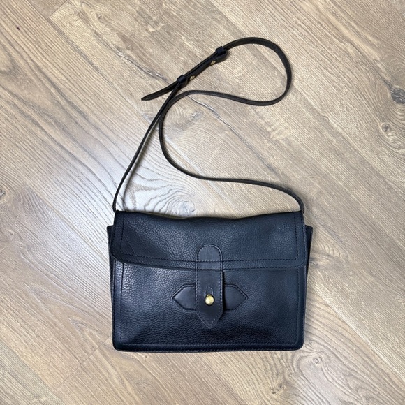 Madewell Black Leather Shoulder Bag - Picture 6 of 10